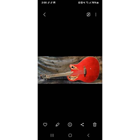 Ovation Celebrity shadow body Accustic/Electric Guitar. - Picture 1 of 11